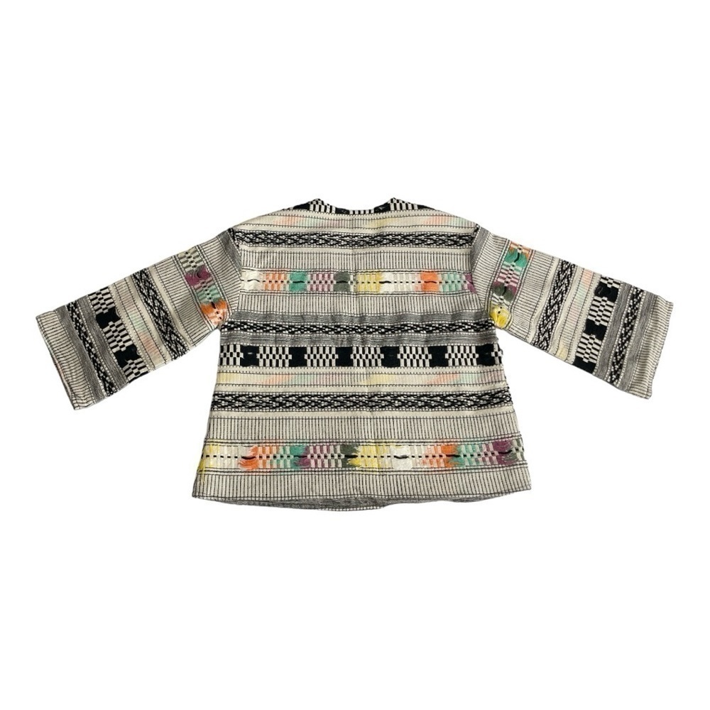 Zara Girls Ethnic Boho Woven Textile Jacket Sz 11/12 - Picture 7 of 14